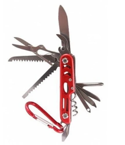 Фото для Мультитул с карабином, 12 предметов, на блистере