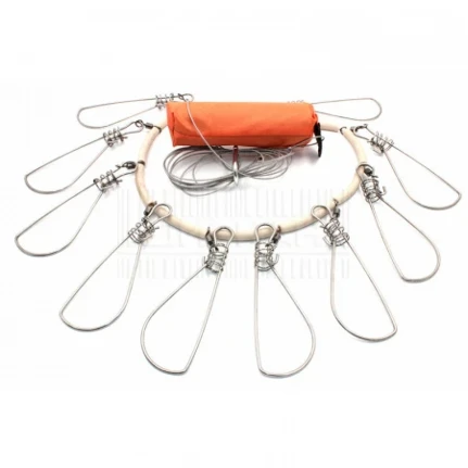 Фото для Кукан Namazu металл. трос 3,5 м, d-2 мм в ассорт