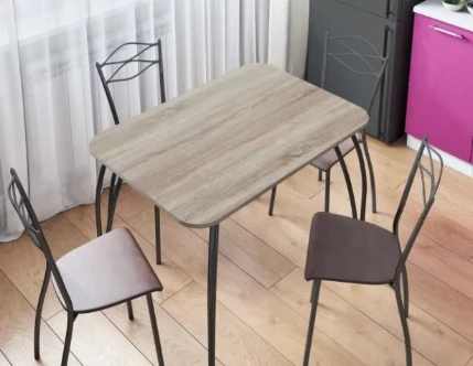 Фото для Стол кухонный прямоугольный 1000*670 (Сонома) МИФ