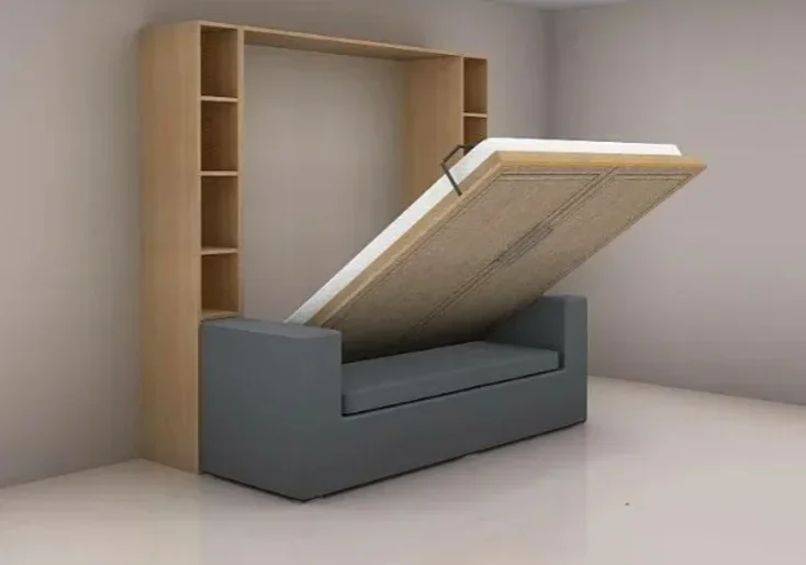 Шкаф-кровать с подъемным механизмом под заказ