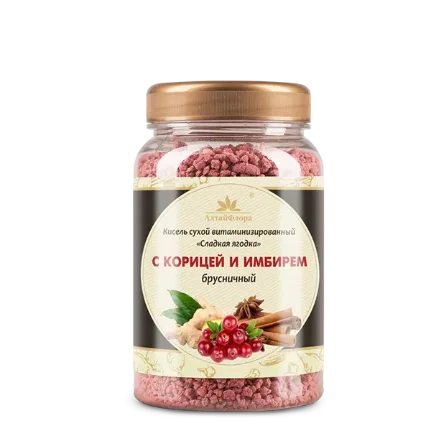 Кисель брусничный с корицей и имбирем (ВЕС: 250 гр)