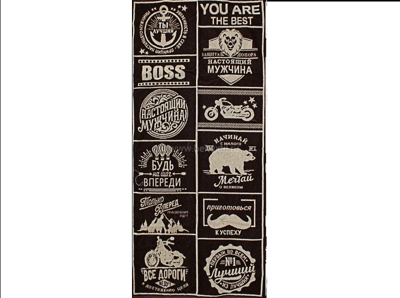 Фото для Полотенце махр.67*150 Мужской характер