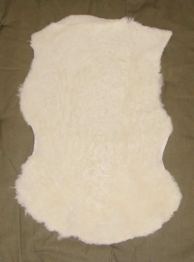 Декоративный мех овчина, белая