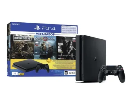Фото для Игровая консоль PlayStation 4 1TB DG/GOW/TLOU/PS Plus
