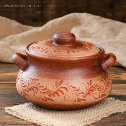 Фото для Горшок духовой 2 л ангоб , ручки 5036451