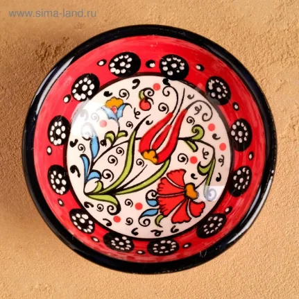 Фото для Пиала средняя 5 см "Миллениум" красная 5204351