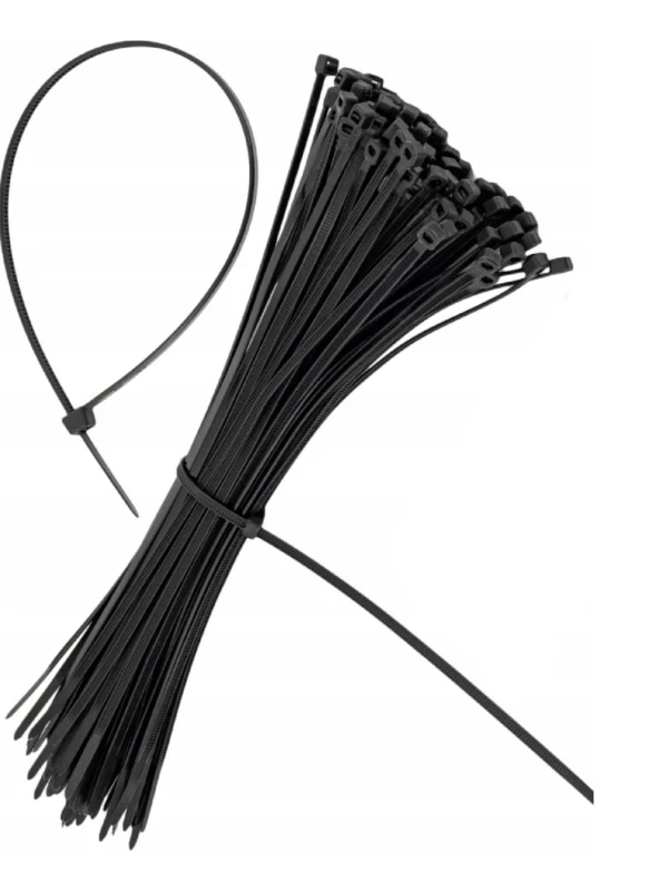 Хомут пластиковый 200х 3,6мм (черные)