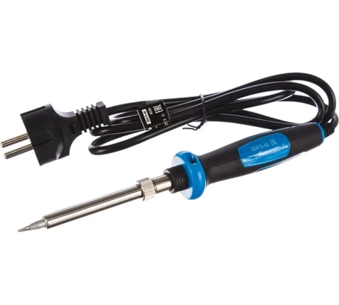 Фото для Паяльник ЗУБР "Профессионал" с двухкомпонентной рукояткой, с защитным колпачком, керамическим нагрев