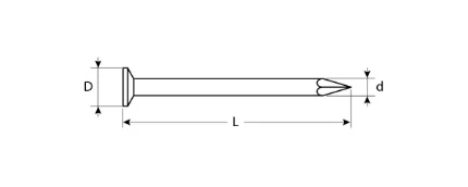 Фото для ЗУБР ГОСТ 4028-63, 120 x 4 мм, цинк, 5 кг, строительные гвозди (305030-40-120)