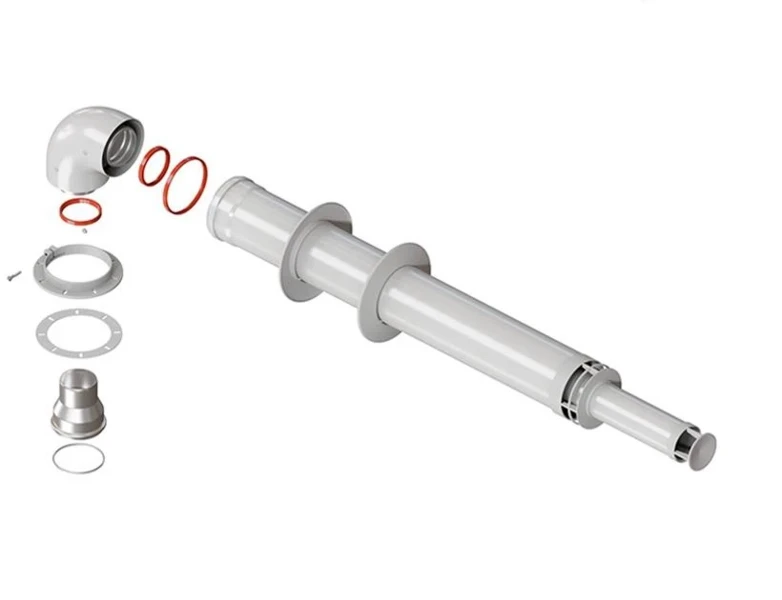 Фото для Комплект коаксиальный универсальный Royal Thermo 60/100 - 1000мм (+ old Navien Deluxe 75/100)