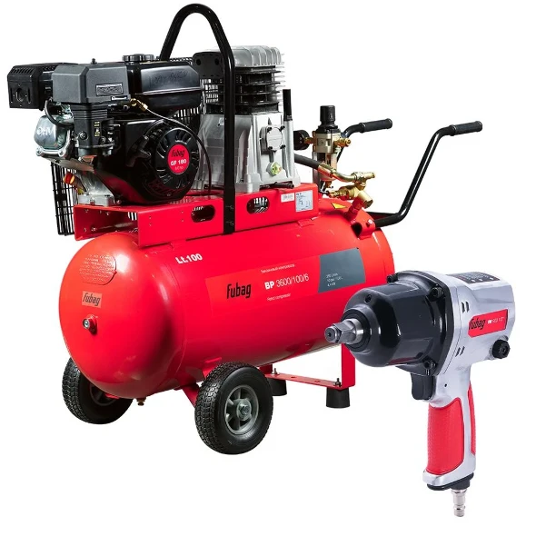 Фото для FUBAG Бензиновый ременной одноступенчатый компрессор BP 3600/100