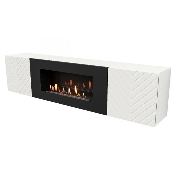 Фото для Тумба с биокамином Firelight BFP-P1700V белая