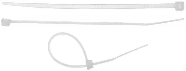 STAYER 2.5 x 150 мм, нейлон РА66, 75 шт, белые, хомуты-стяжки, Professional (3785-15)