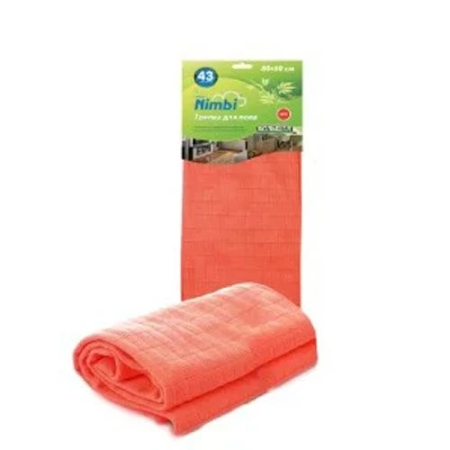 Фото для Салфетка KOLIBRIYA Nimbi-43 Дом-Офис, Микрофибра 50х80см, для Пола, Красная
