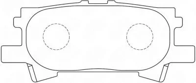 Фото для Колодки тормозные дисковые FBL PF1498/GP02250