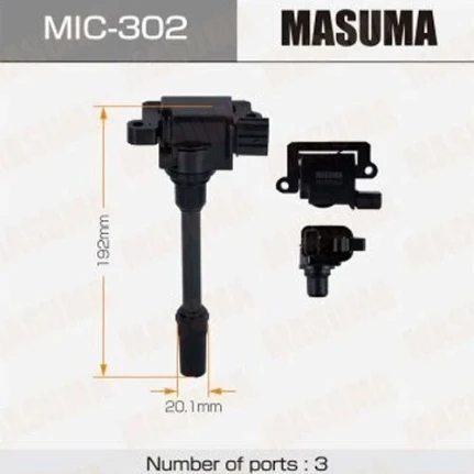 Фото для Катушка зажигания MASUMA MIC302/DIMI008/MBDI2001E