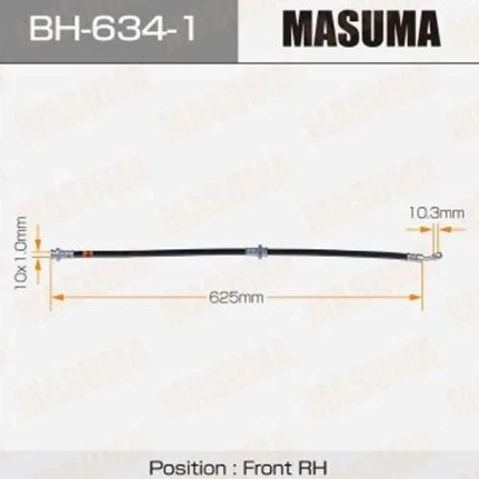 Фото для Шланг тормозной MASUMA /front/ RH BH-634-1/JBH0333 JUKE F15E
