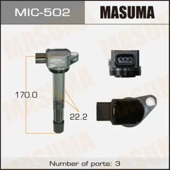 Фото для Катушка зажигания MASUMA, MIC502/IGC603A K20A, K24A, RD#