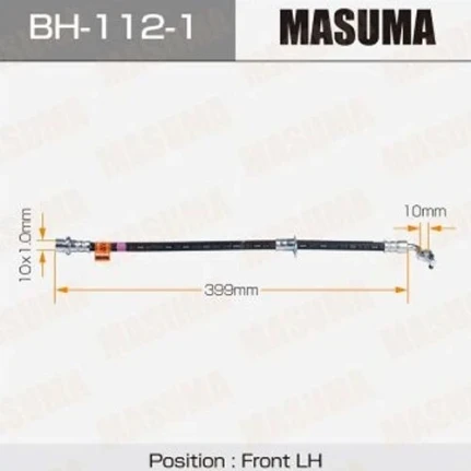 Фото для Шланг тормозной передний правый MASUMA BH-112-1/90947-02A21 UZJ100 RH