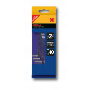 Одноразовый станок д/бритья Kodak Disposable Razor 2 синий 2 лезвия 10шт (уп)