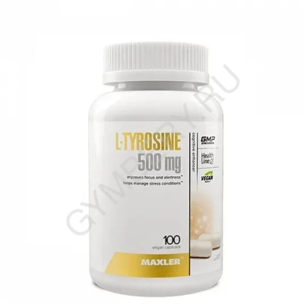 Фото для MXL. L-Tyrosine 500mg 100 vcaps, шт, арт. 0202031