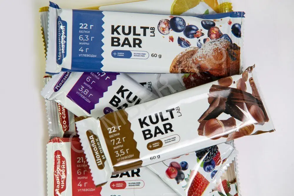 Kultlab Kult Bar Protein 22гр, 60 гр (Шоколад)