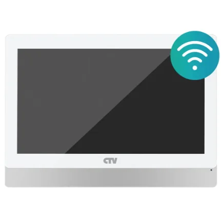 Фото для IP видеодомофон с поддержкой HD и Wi-Fi CTV-M5902 (W) (Белый)