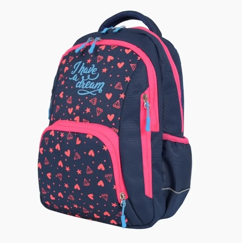 Рюкзак школьный Софт Сердечки