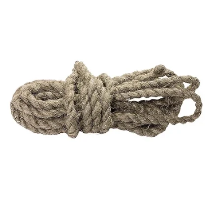 Фото для Веревка льнопеньковая 10мм х 6м, крученая 323кгс - Сибртех