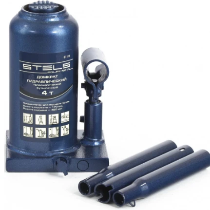 Фото для Домкрат 4,0 т гидравлический (170-420мм) 2-х штоковый - Stels
