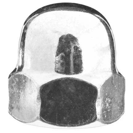 Фото для Гайка м10 х 1,5 DIN 1587, колпачковая, цинк - Зубр