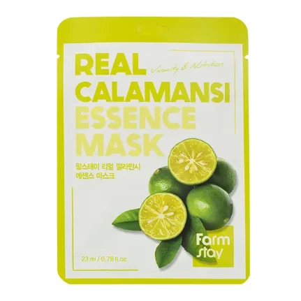 Фото для Тканевая маска с каламанси FarmStay Real Calamansi Essence Mask