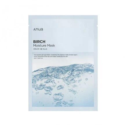 Фото для Anua Тканевая маска увлажняющая с берёзовым соком - Birch Moisture Mask 25 мл