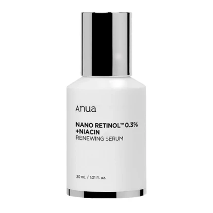 Фото для Обновляющая сыворотка с ретинолом и ниацинамидом Anua Nano Retinol 0,3% + Niacin Renewing Serum