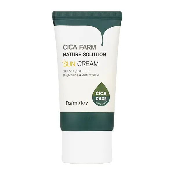 Солнцезащитный крем с центеллой азиатской FarmStay Cica Farm Nature Solution Sun Cream