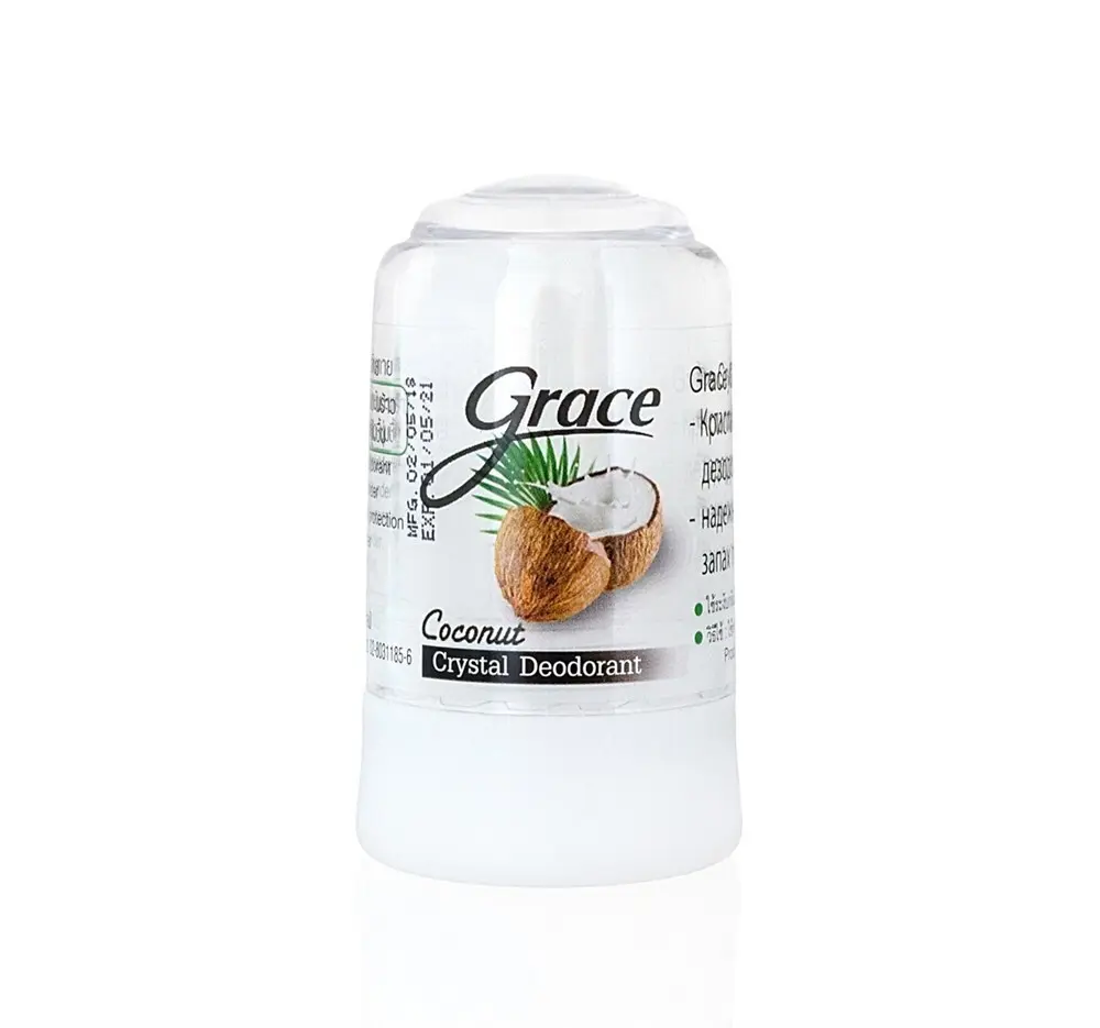 GRACE Кристаллический дезодорант Crystal Deodorant Coconut 70г (кокос)