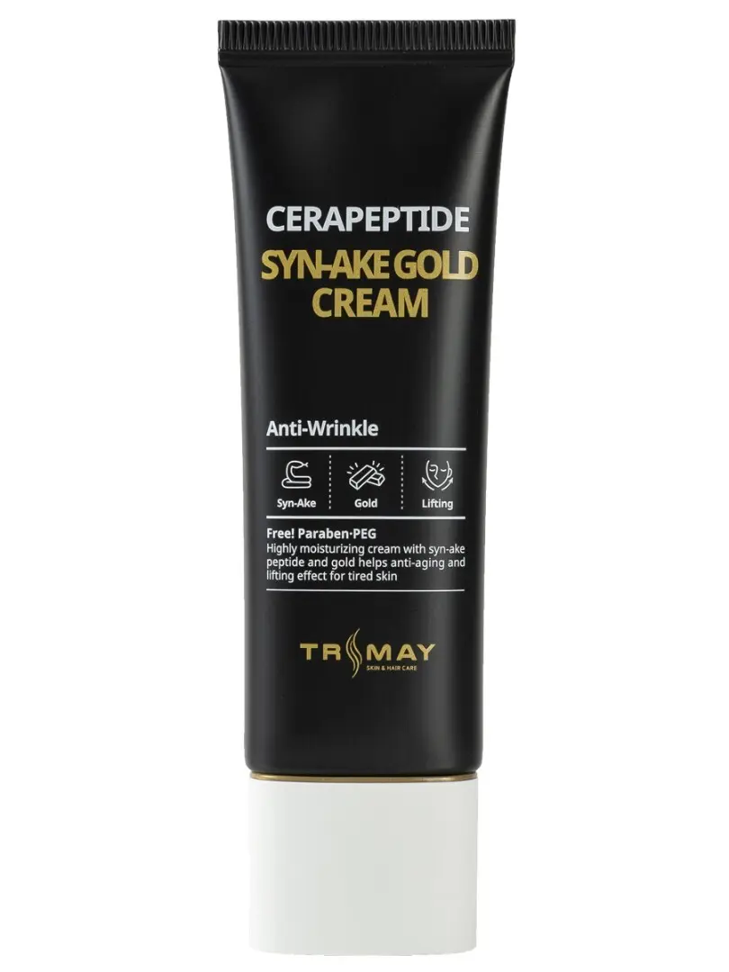 Омолаживающий крем с керамидами и змеиным пептидом Trimay Cerapeptide Syn-Ake Gold Cream