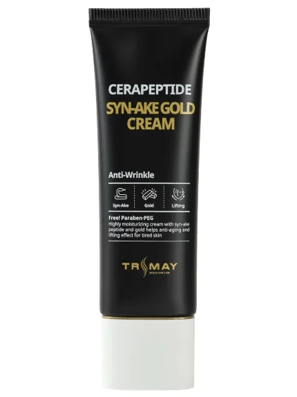 Фото для Омолаживающий крем с керамидами и змеиным пептидом Trimay Cerapeptide Syn-Ake Gold Cream