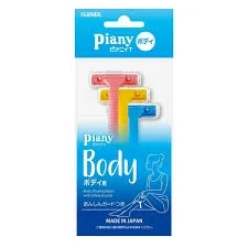 Фото для EATHER Бритвенный станок с 1 лезвием для всего тела Feather "Piany WT" 3 шт