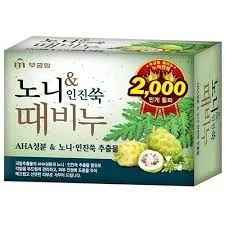 Фото для Косметическое мыло-скраб с полынью и нони Mukunghwa Noni & Foremost Mugwort Scrub Soap