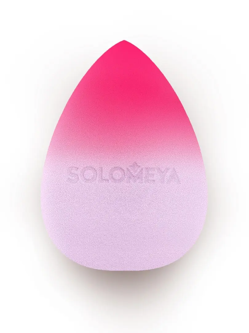 Косметический спонж для макияжа, меняющий цвет «Purple-pink»