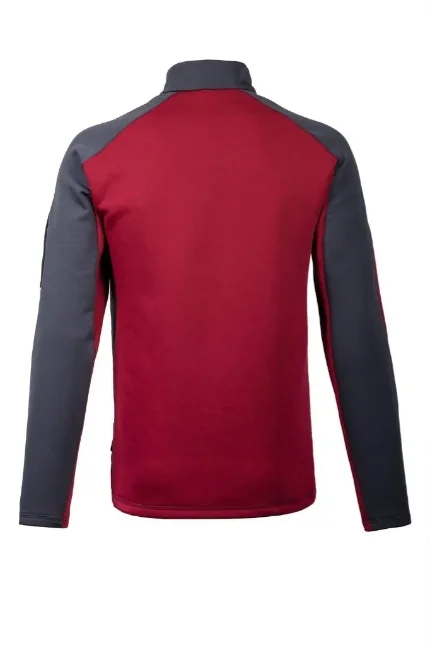пуловер Coil (м) т.красный/т.серый S