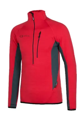 пуловер Gist (м) красный/серый XL