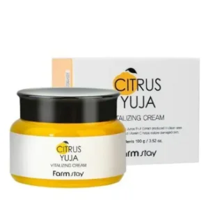 Фото для Крем для лица с экстрактом юдзу FarmStay Citrus Yuja Vitalizing Cream, 100 гр