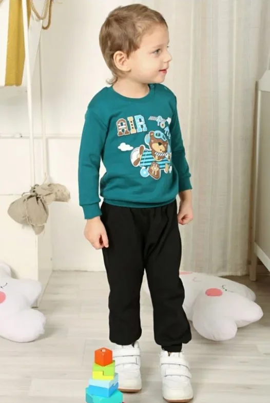 Костюм для мальчиков Baby Style (кофта+штаны) р 74-92