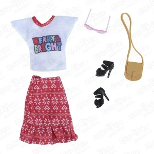 Фото для Одежда для куклы Lanson Toys юбка и футболка с аксессуарами в ассортименте