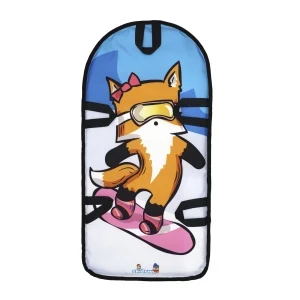 Фото для Ледянка FANI SANI Лисичка двухместная мягкая с ручками 90х45см разноцветная