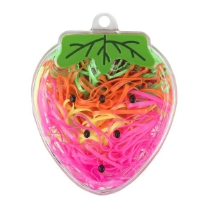 Фото для Резинки силиконовые маленькие разноцветные в клубнике