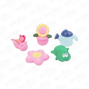 Фото для Набор игрушек для ванны Lanson Toys Мой сад ПВХ 5шт с 6мес