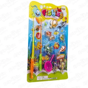 Фото для Игрушка для ванны Рыбалка Lanson Toys с сачком 11предметов с 3 лет